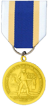 Gold good-citizenship-medal
